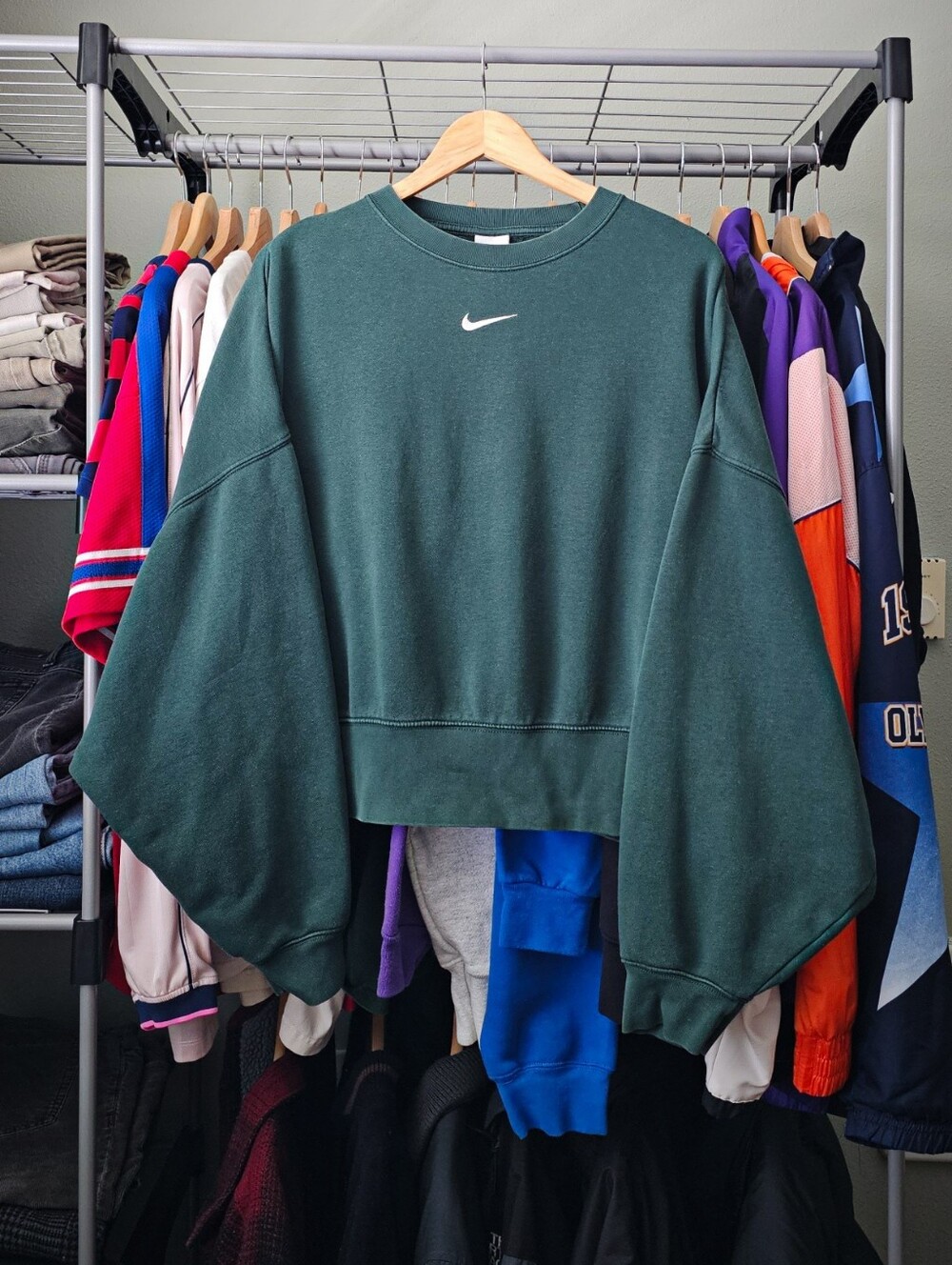 Nike Women's Sportswear Phoenix Fleece Over-Oversized Crewneck Sweatshirt Size X